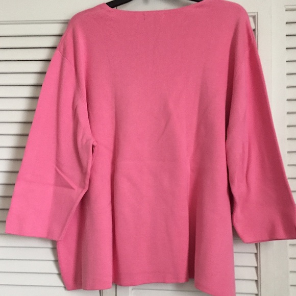 NWOT Designers Original Bubblegum Pink “A” Sweater - Picture 4 of 5